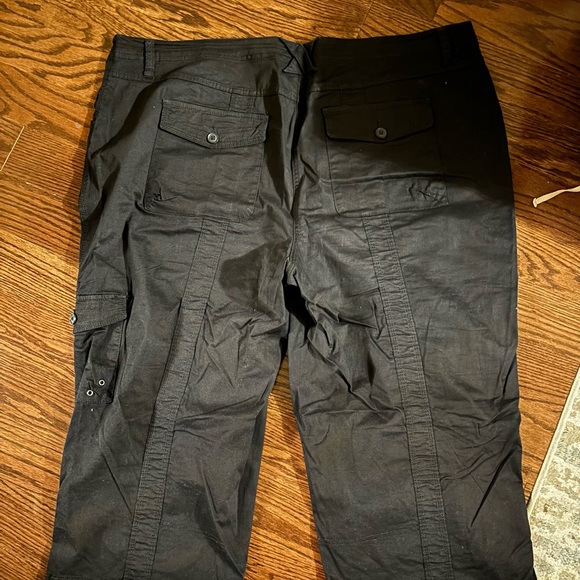 Style and Co 3/4 length black pant plus size - Picture 2 of 3